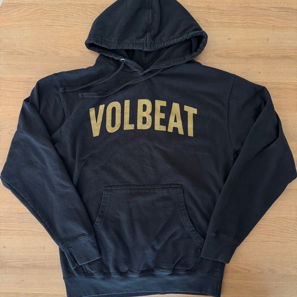 Volbeat Band Hoodie Black Gold Eagle Snake Graphic Pullover Mens SS4500P